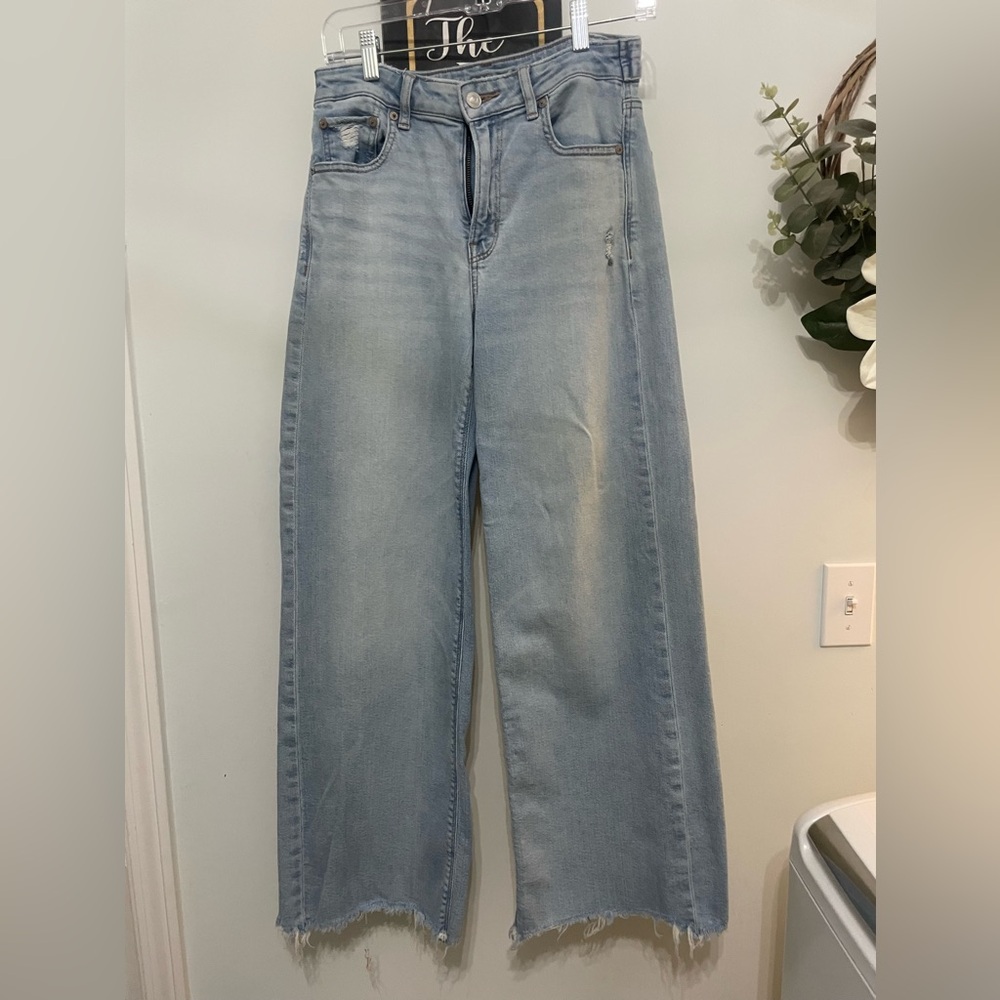 American Eagle Outfitters Super High Rise Baggy Wide Leg